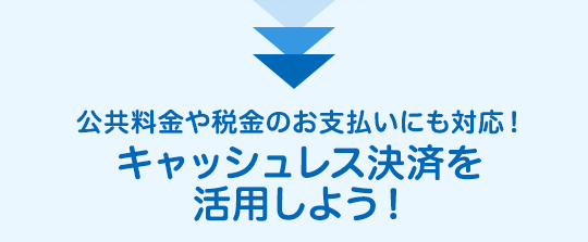 $B8x6&NA6b$d@G6b$N$*;YJ'$$$K$bBP1~!*%-%c%C%7%e%l%97h:Q$r3hMQ$7$h$&!*(B