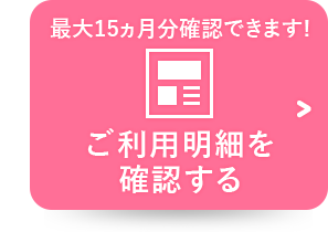 最大15ヵ月分確認できます！ご利用明細を確認する